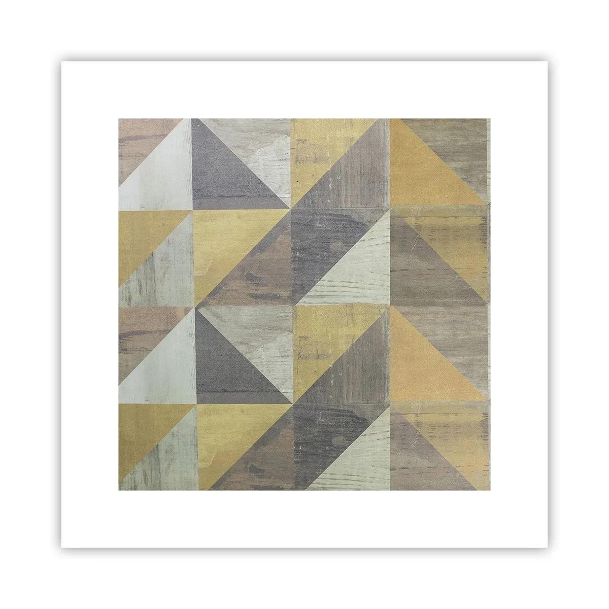 Affiche - Poster - Suivant l'angle du triangle - 30x30 cm