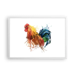 Affiche dans un cadre blanc - Poster - Robe royale, fierté royale - 70x50 cm