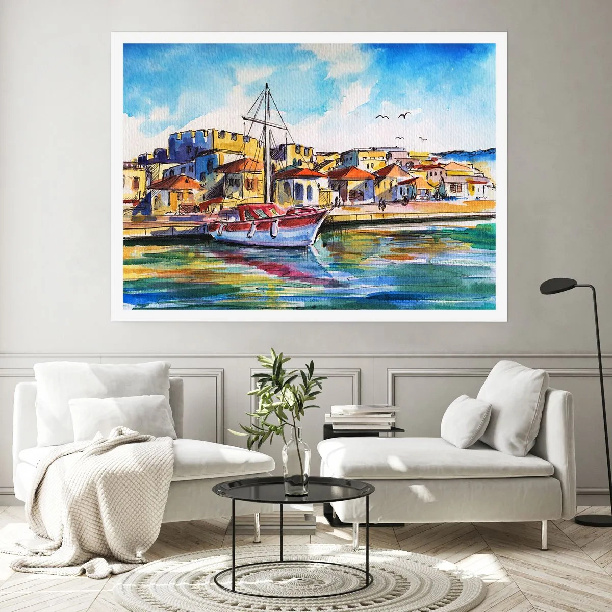 Affiche - Poster - Après-midi arc-en-ciel - 50x40 cm