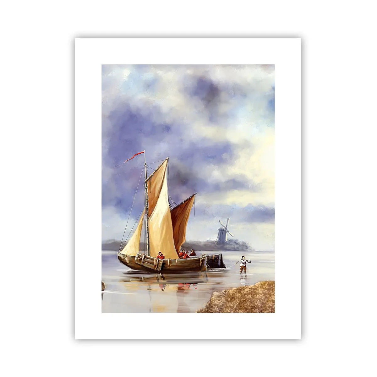 Affiche - Poster - Retour de marin - 30x40 cm