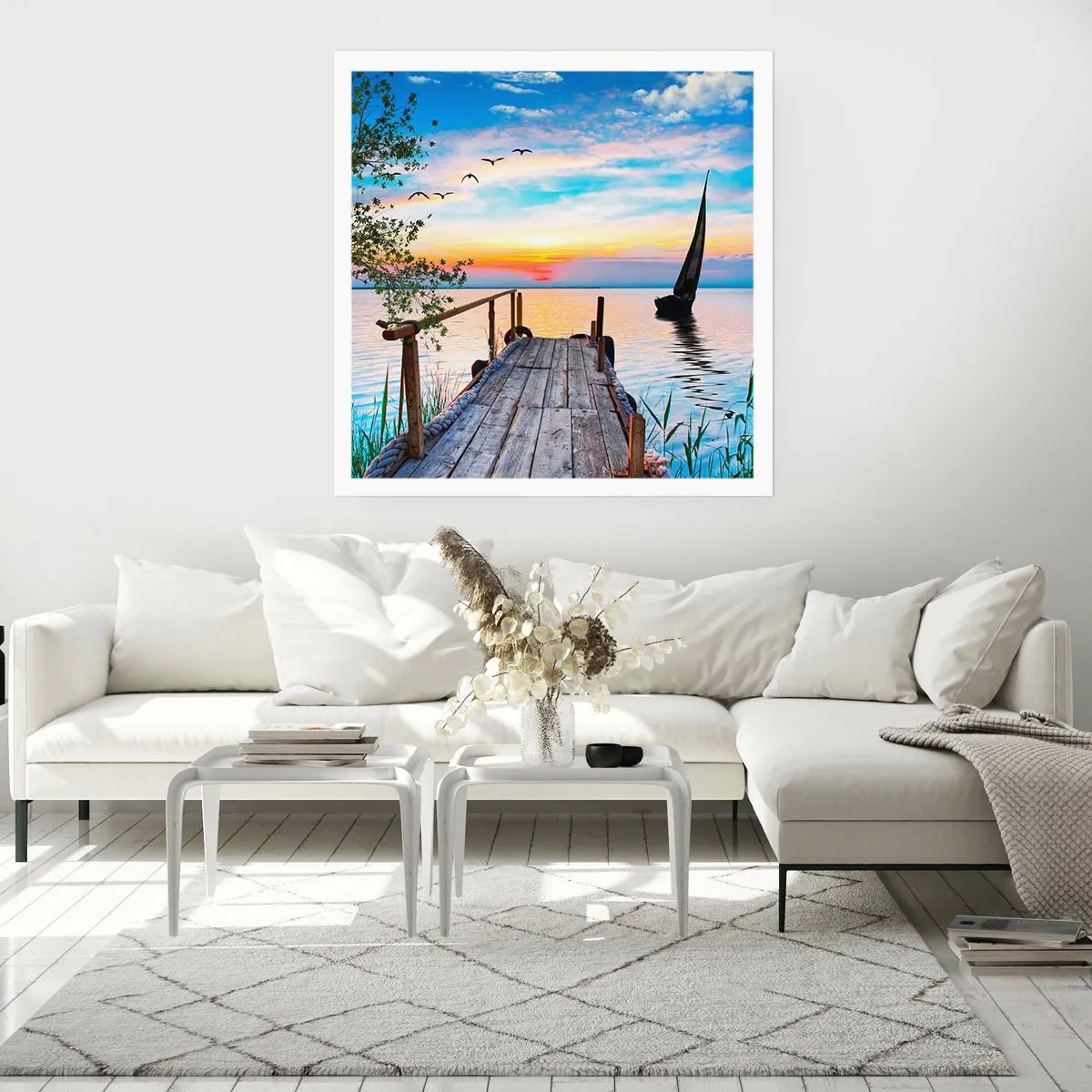 Affiche - Poster - Bonsoir! - 30x30 cm