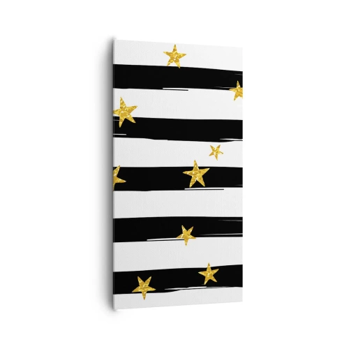 Impression sur toile - Image sur toile - Nous sommes tous nés sous une bonne étoile - 65x120 cm