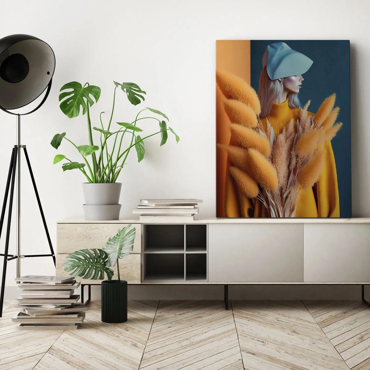 Impression sur toile - Image sur toile - Portrait moelleux - 55x100 cm