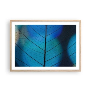 Affiche dans un chêne clair - Poster - Construction complexe - 70x50 cm