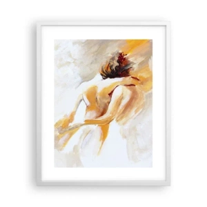 Affiche dans un cadre blanc - Poster - Proximité dans le ciel - 40x50 cm