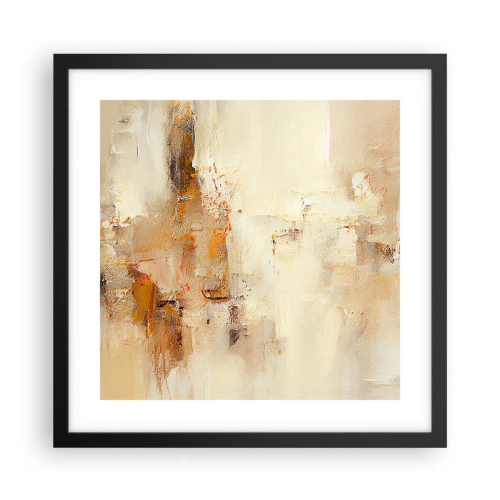 Affiche dans un cadre noir - Poster - Âme de l'ambre - 40x40 cm