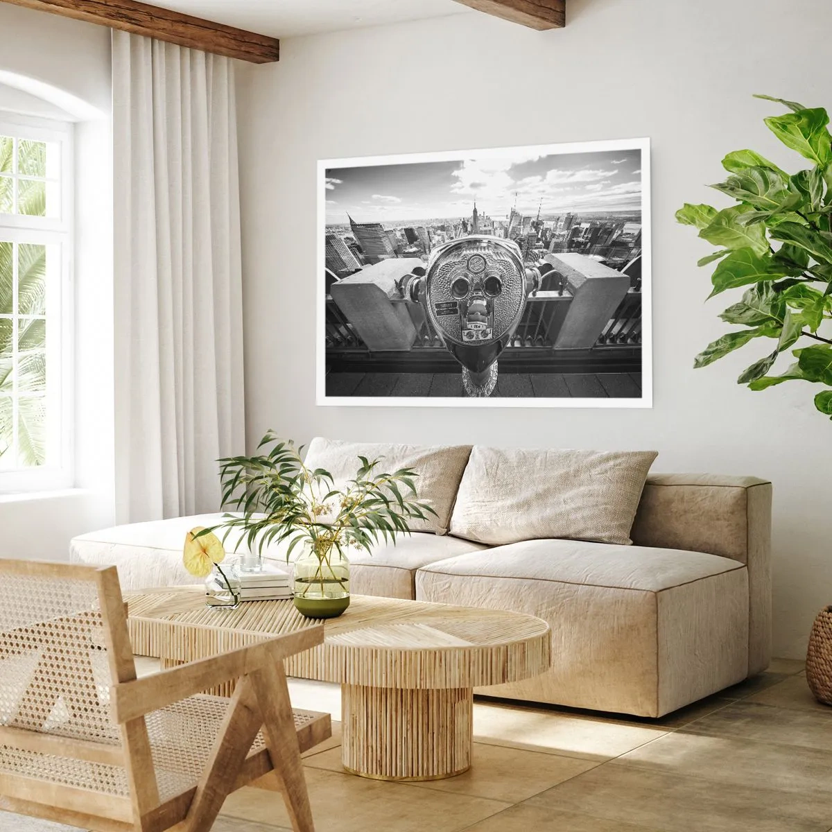 Affiche - Poster - Ville sur les villes - 40x30 cm