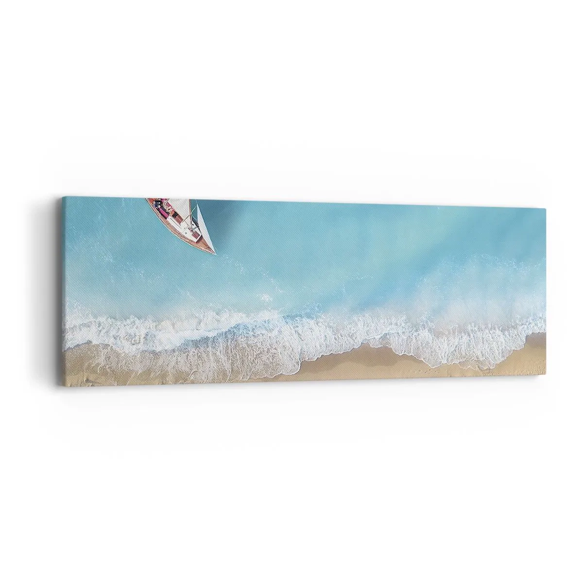 Impression sur toile - Image sur toile - A la frontière de l'azur et de l'or - 90x30 cm