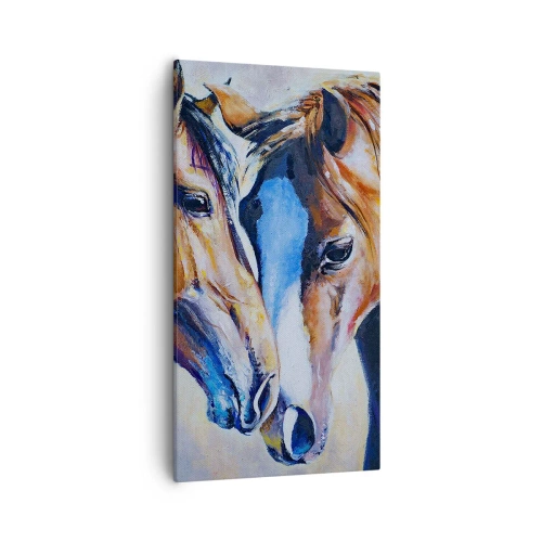 Impression sur toile - Image sur toile - Est-ce de l'amitié ? Ou de l'amour ? - 55x100 cm