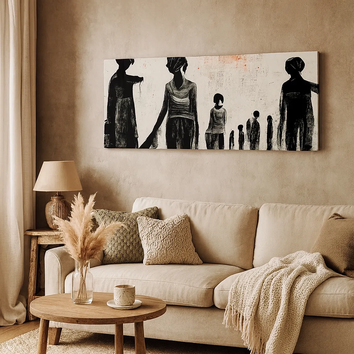 Impression sur toile - Image sur toile - Contre la solitude - 30x30 cm