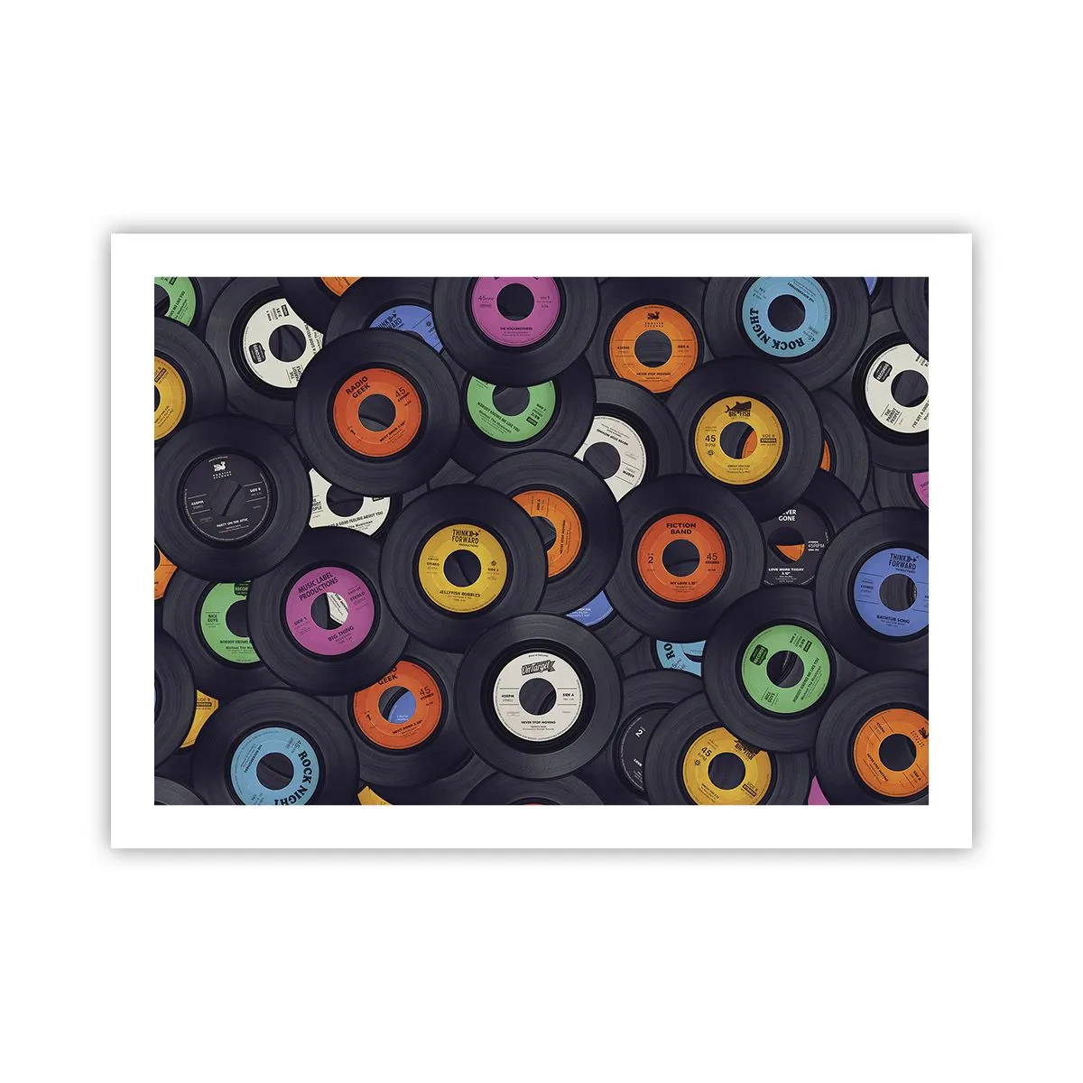 Affiche - Poster - Couleurs des classiques - 70x50 cm