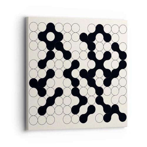 Impression sur toile - Image sur toile - Jeu chinois – variation - 30x30 cm