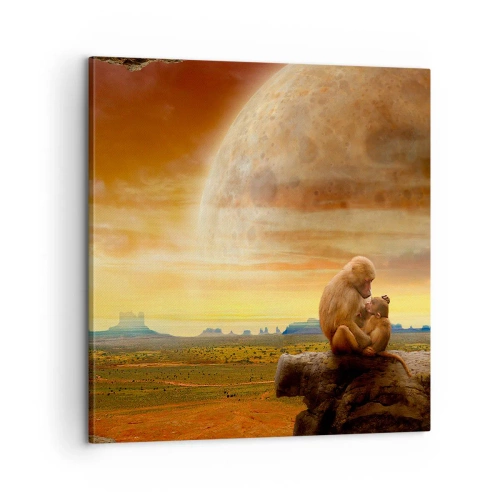 Impression sur toile - Image sur toile - L'amour est le même partout - 60x60 cm