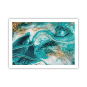 Affiche - Poster - Rivière d'or - 70x50 cm