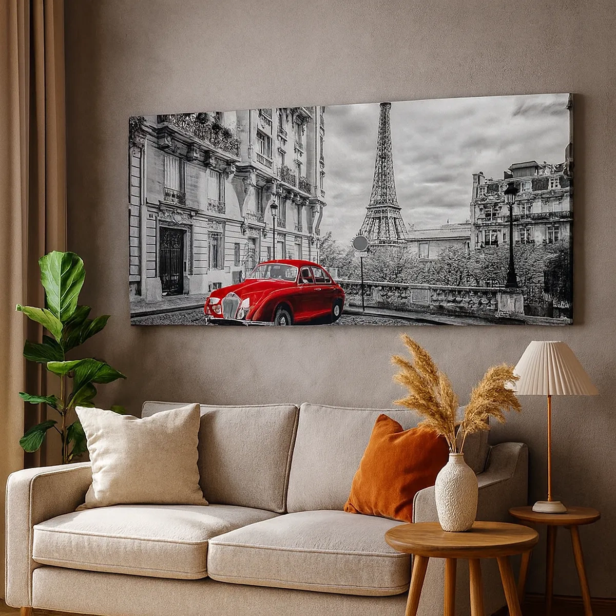 Impression sur toile - Image sur toile - Prédateur dans la ville - 30x30 cm