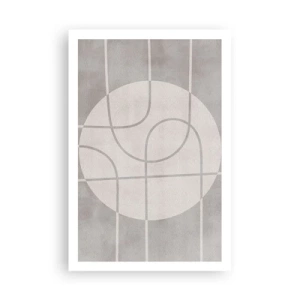Affiche - Poster - Circulaire et tout droit - 61x91 cm