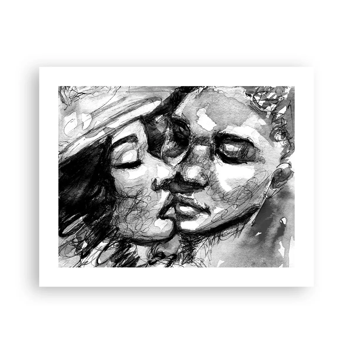 Affiche - Poster - Un moment tendre - 50x40 cm