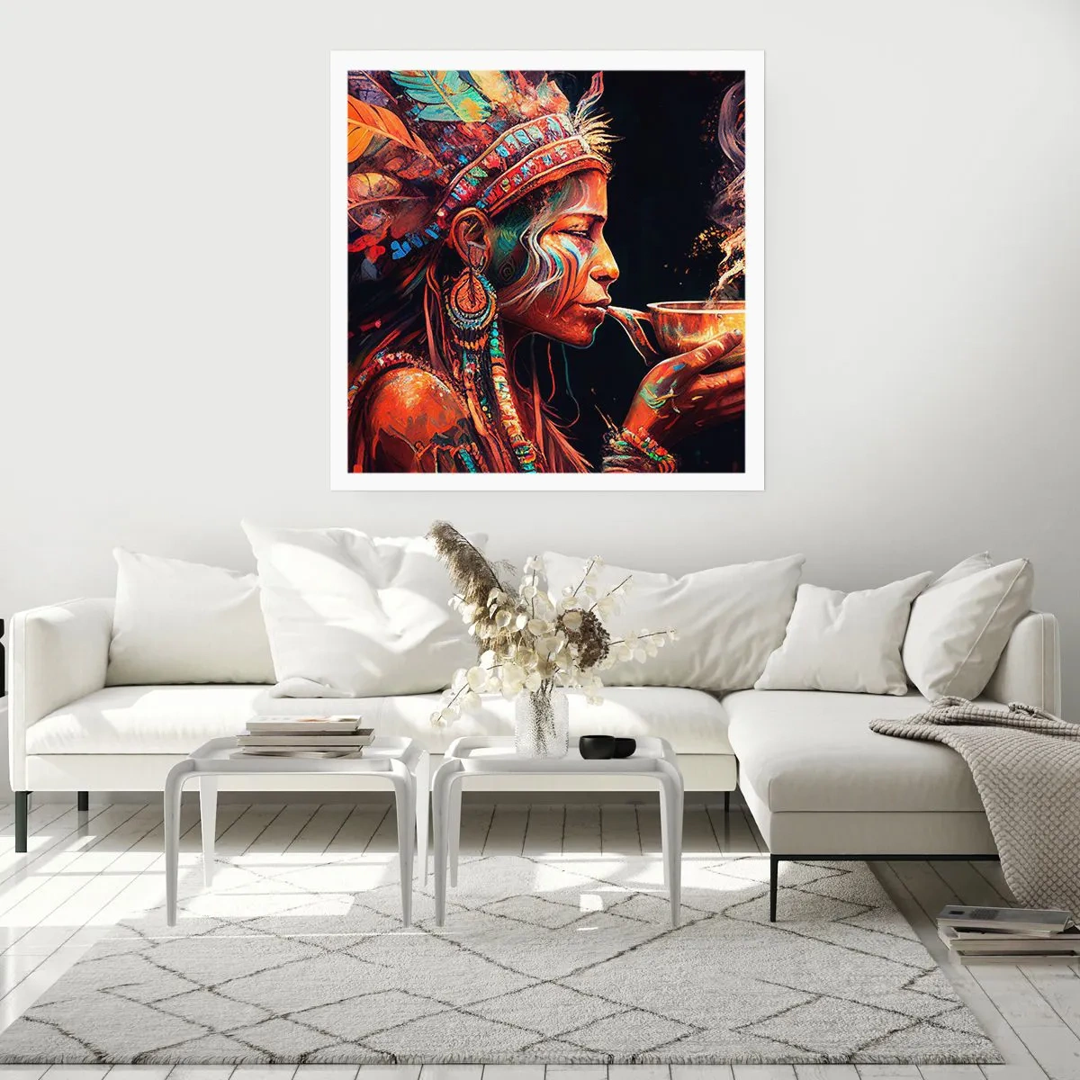 Affiche - Poster - Rituel magique - 40x40 cm