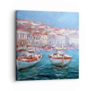 Impression sur toile - Image sur toile - Baie italienne - 30x30 cm