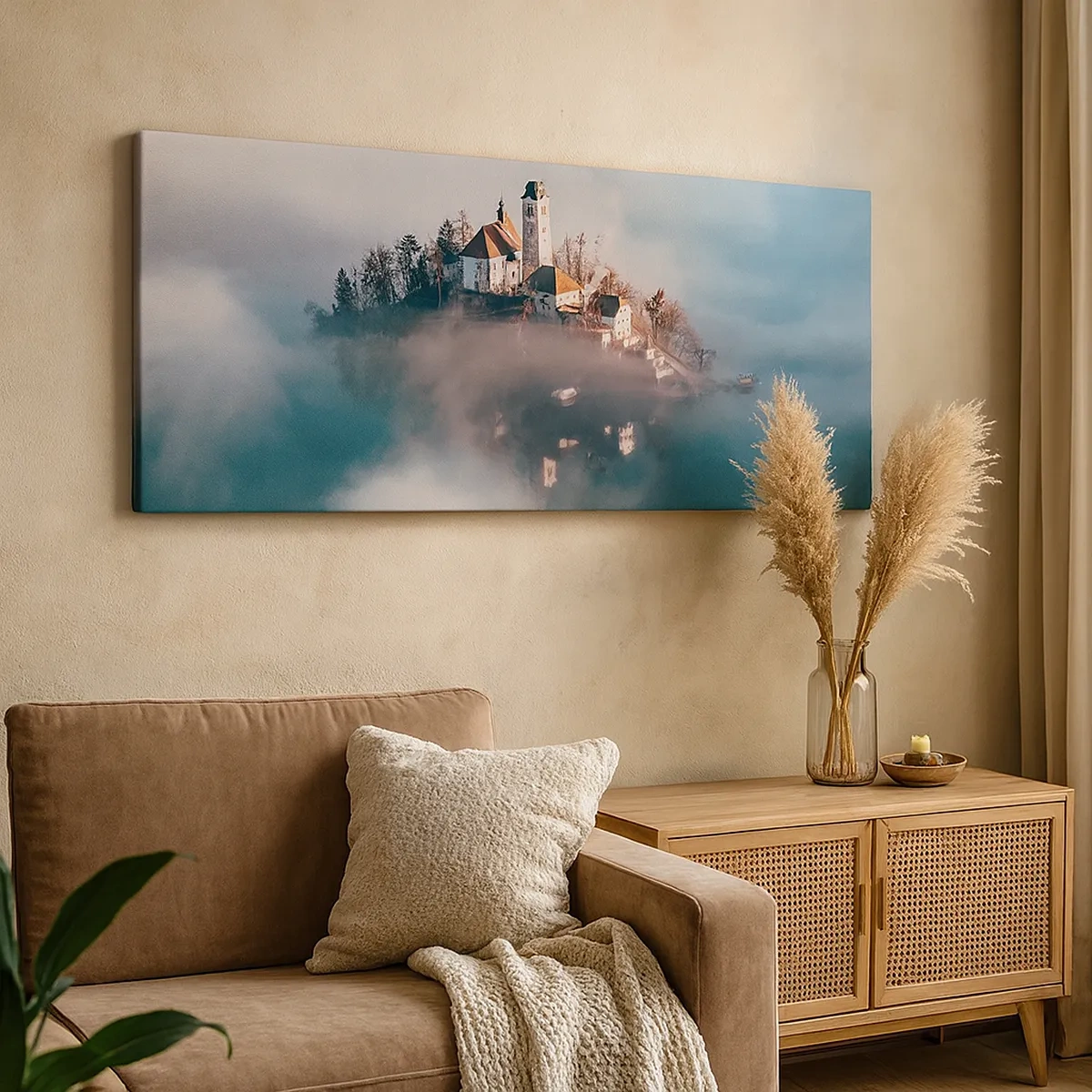 Impression sur toile - Image sur toile - Île de rêve - 30x30 cm