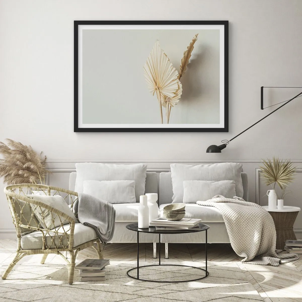 Affiche dans un cadre noir - Poster - Quand tu dois t’apaiser - 40x30 cm