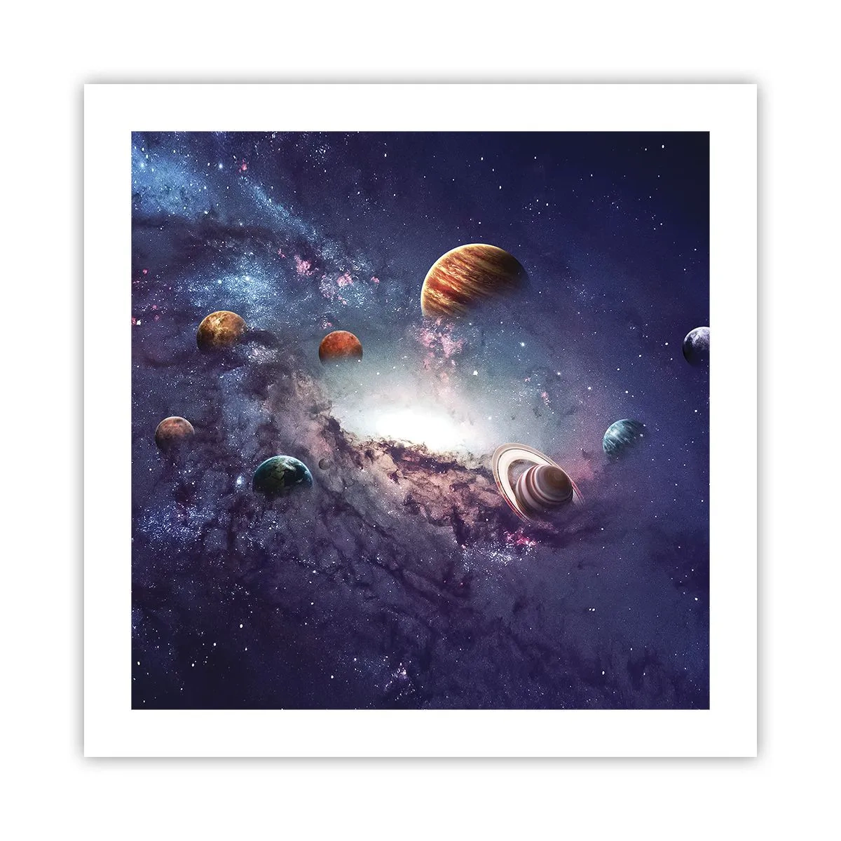 Affiche - Poster - Système de danse solaire - 50x50 cm