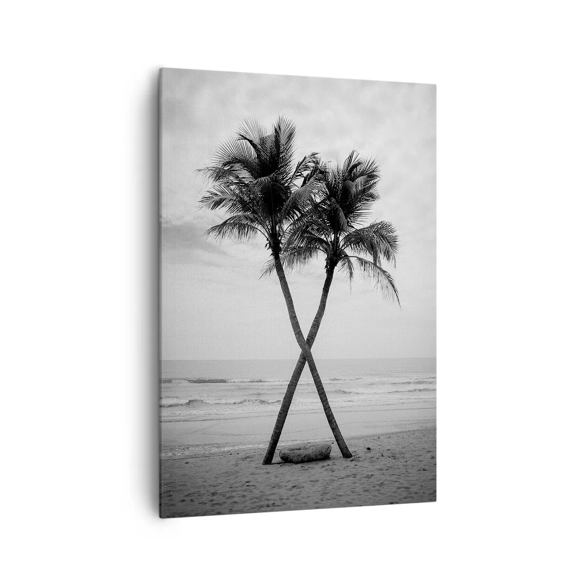 Impression sur toile - Image sur toile - Elle a senti une présence - 70x100 cm