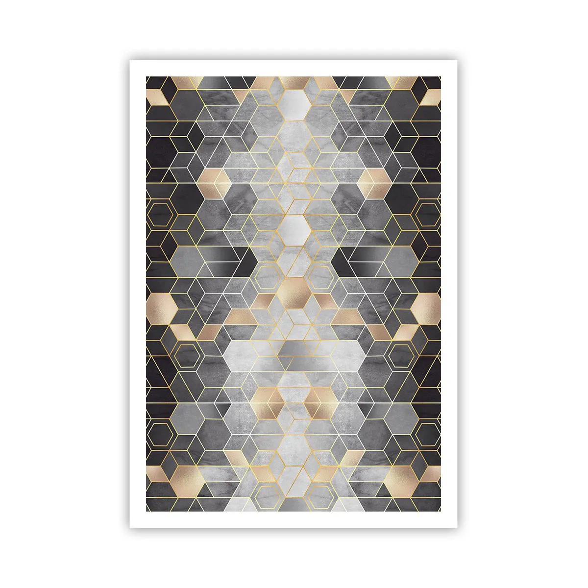 Affiche - Poster - Composition de diamants - 70x100 cm