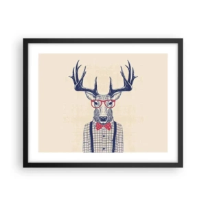 Affiche dans un cadre noir - Poster - Une extravagance amusante - 50x40 cm