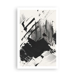 Affiche - Poster - Abstraction – expression du noir - 61x91 cm