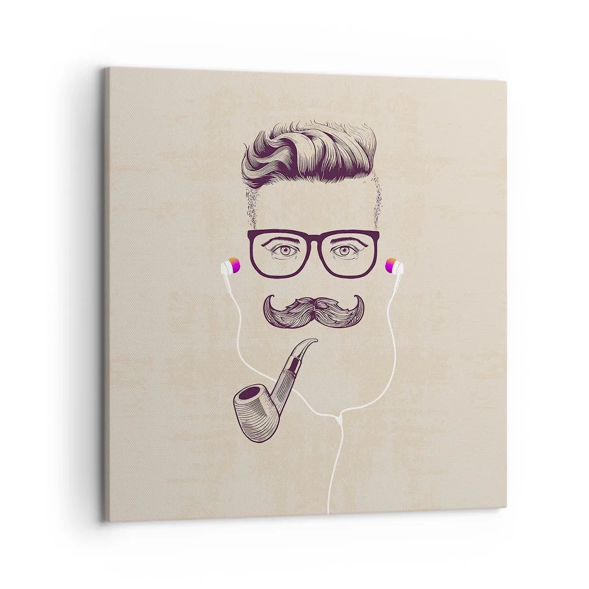 Impression sur toile - Image sur toile - Un vrai homme? - 50x50 cm