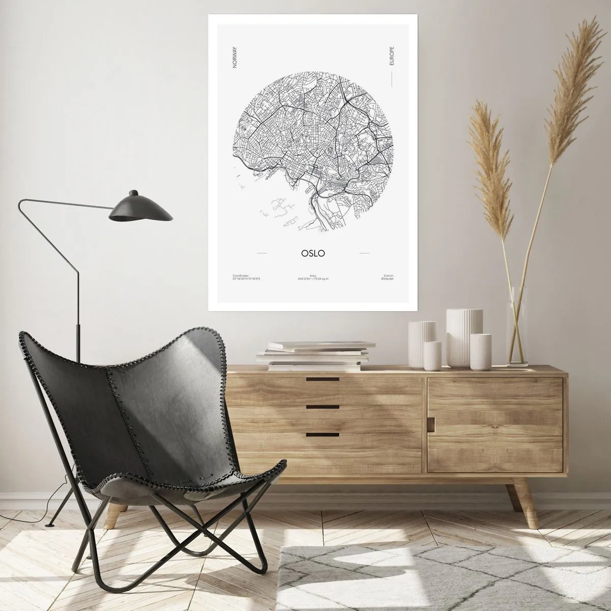Affiche - Poster - Anatomie d’Oslo - 40x50 cm