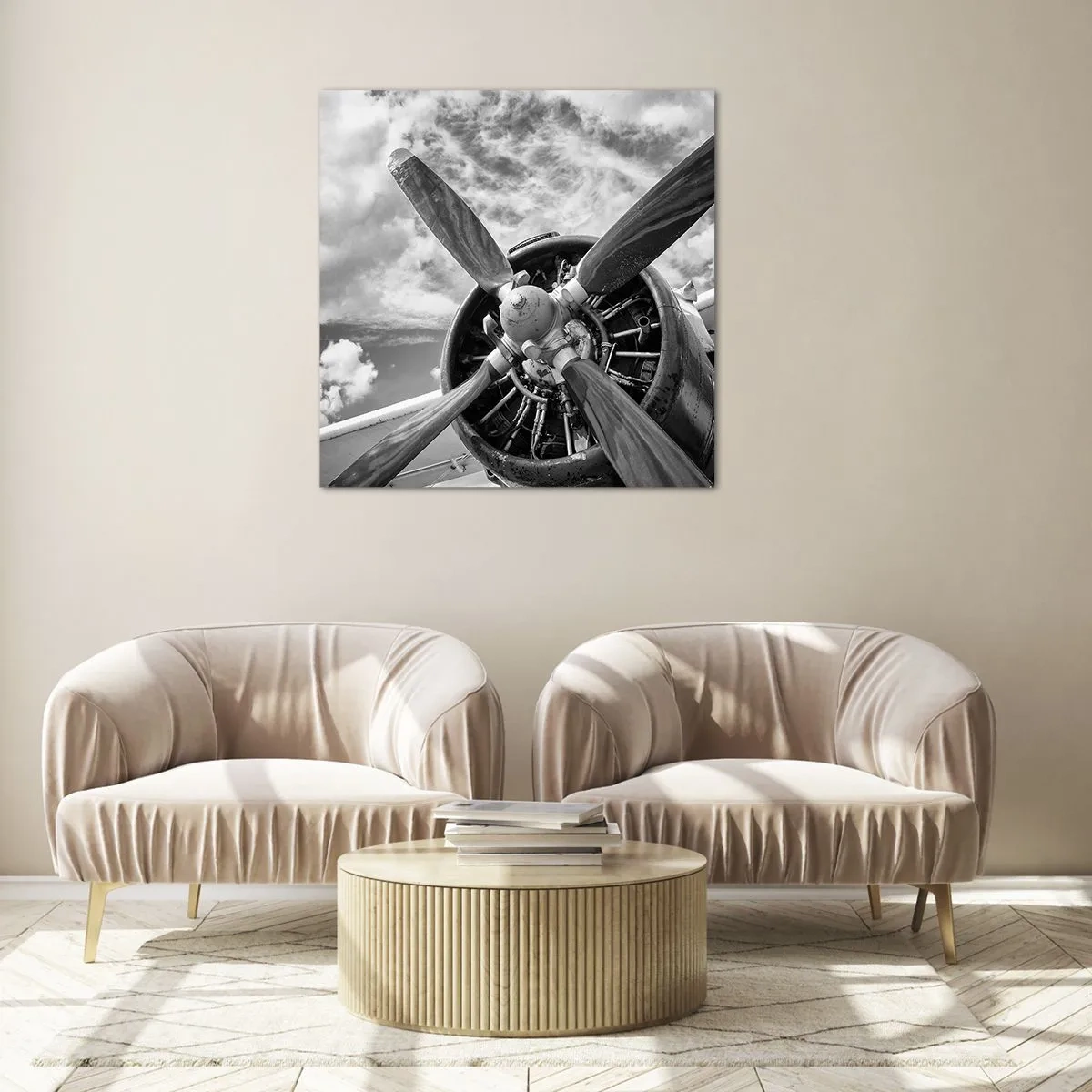 Impression sur verre - Image sur verre - Dompteur de ciel - 50x50 cm