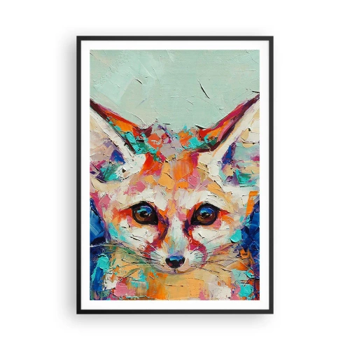 Affiche dans un cadre noir - Poster - Etes-vous prêts pour moi? - 70x100 cm