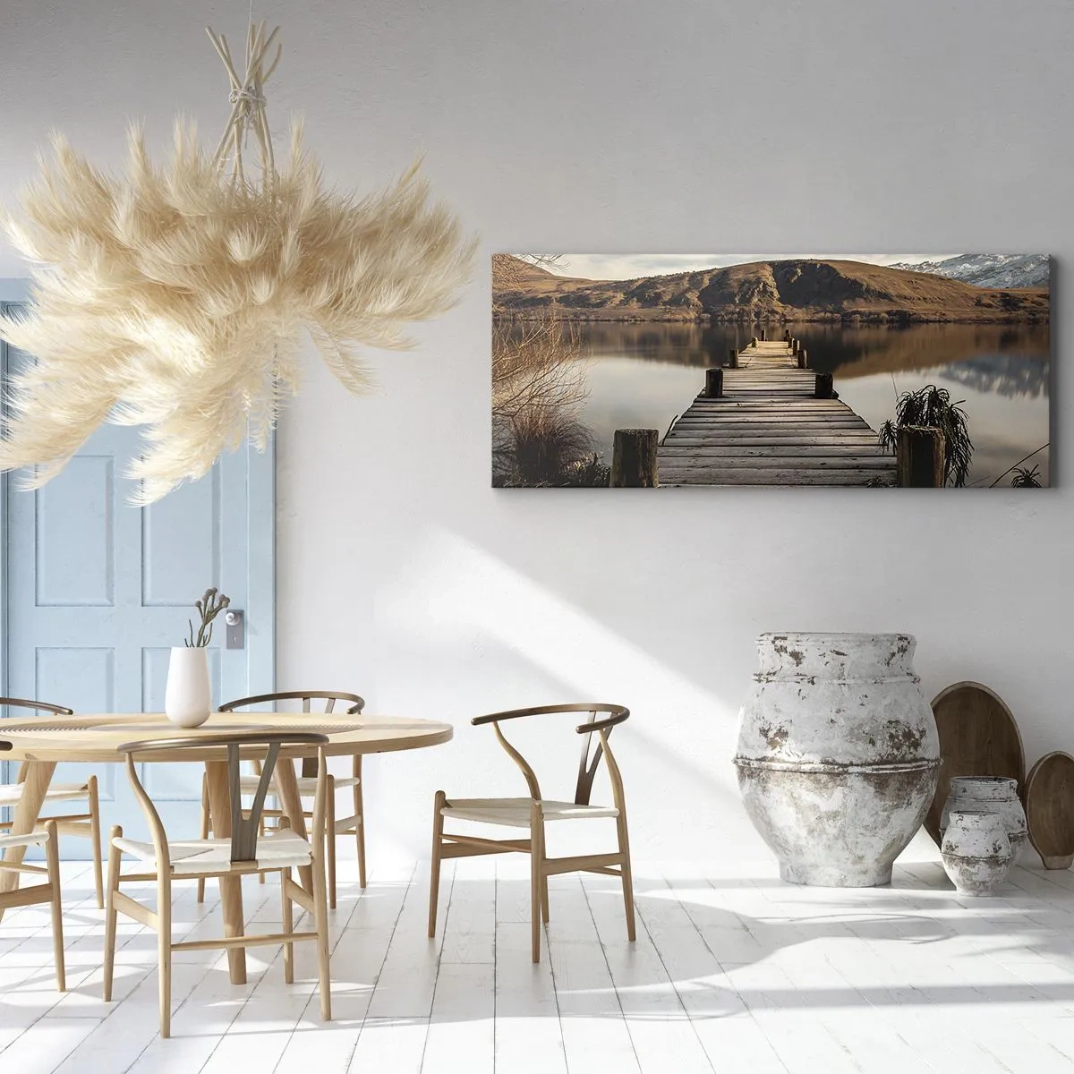 Impression sur toile - Image sur toile - Paysage silencieux - 90x30 cm