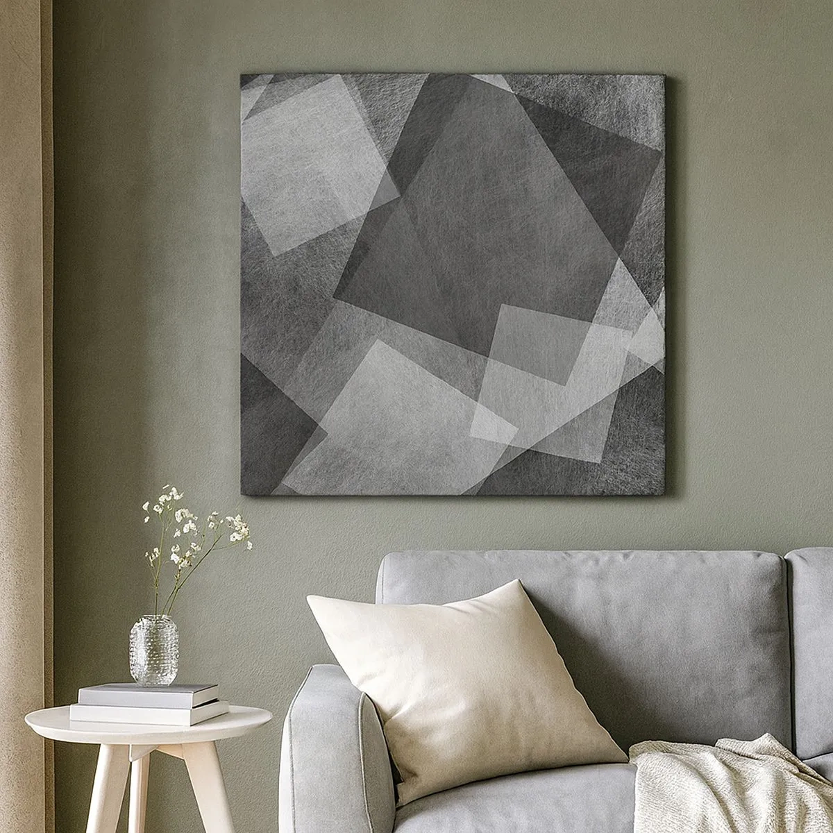 Impression sur toile - Image sur toile - Le symbole éternel de durabilité et d'ordre - 30x30 cm