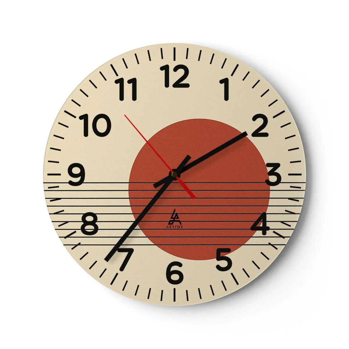 Horloge murale - Pendule murale - Aux alentours et plus loin - 40x40 cm