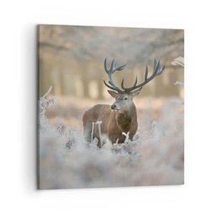 Impression sur toile - Image sur toile - Une matinée animée - 50x50 cm