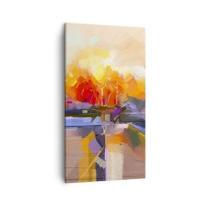 Impression sur toile - Image sur toile - L'automne est arrivé - 45x80 cm