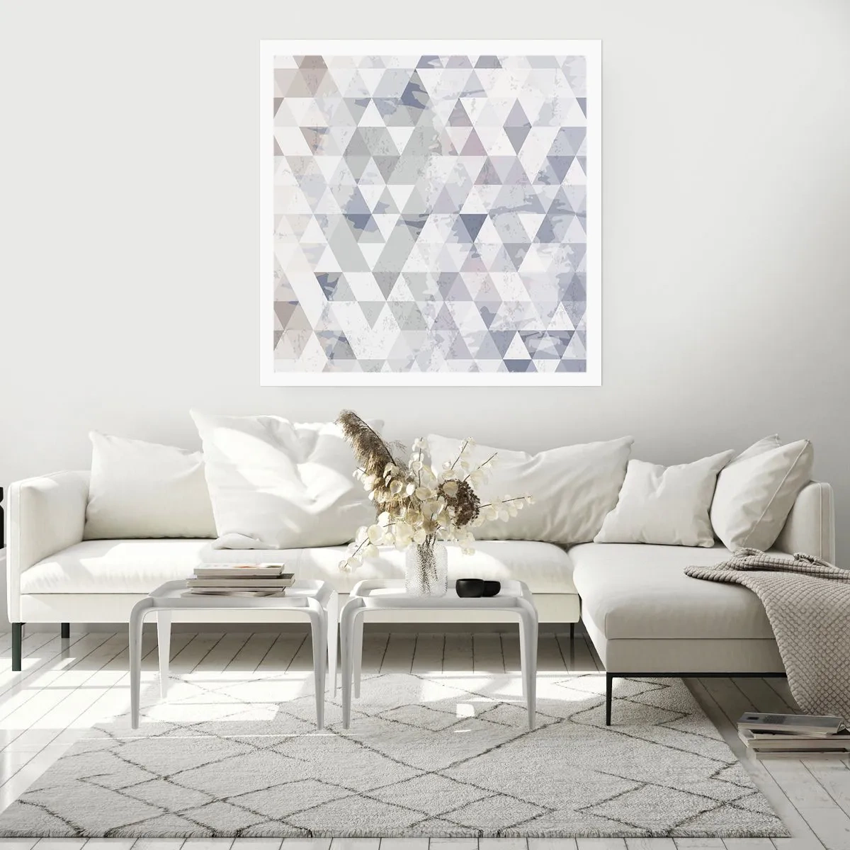 Affiche - Poster - En rythme de trois - 30x30 cm