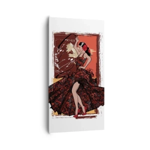 Impression sur toile - Image sur toile - Au rythme du cœur - 65x120 cm