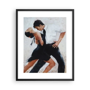 Affiche dans un cadre noir - Poster - Tango de mes rêves et pensées - 40x50 cm