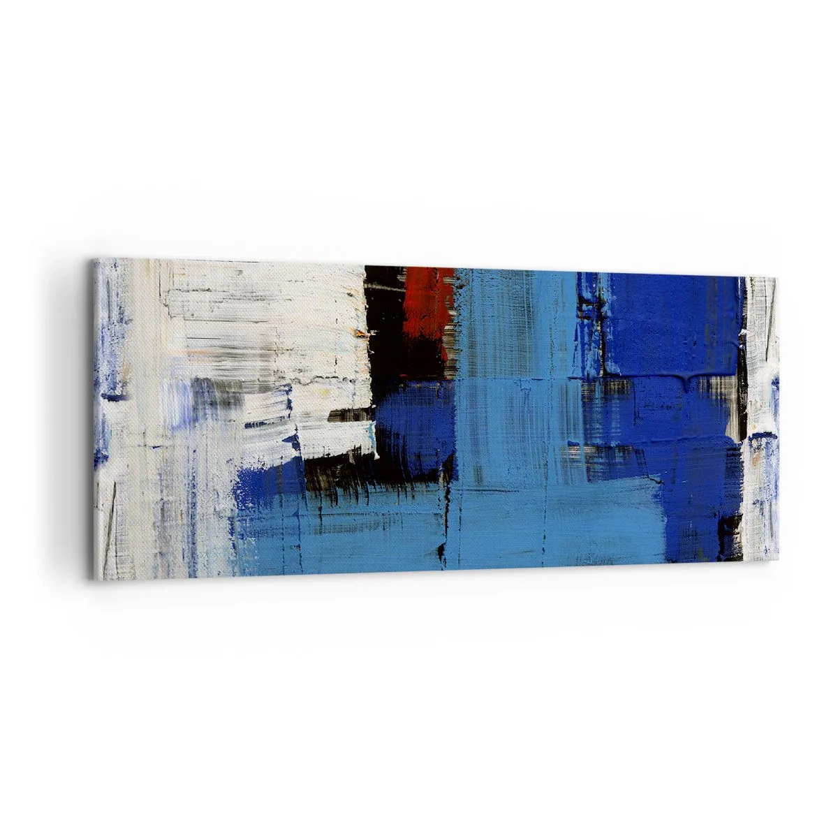 Impression sur toile - Image sur toile - Secret de bleu - 100x40 cm