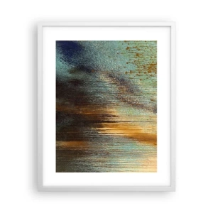 Affiche dans un cadre blanc - Poster - Une composition de couleirs non fortuite - 40x50 cm