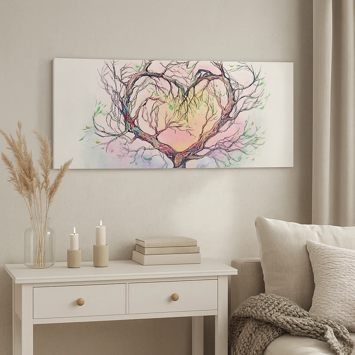 Impression sur toile - Image sur toile - Ensemble contre les tempêtes - 30x30 cm