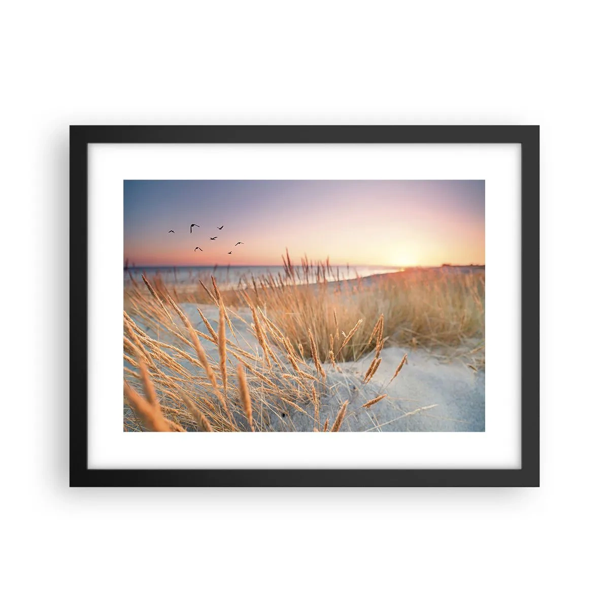 Affiche dans un cadre noir - Poster - Berceuse baltique - 40x30 cm
