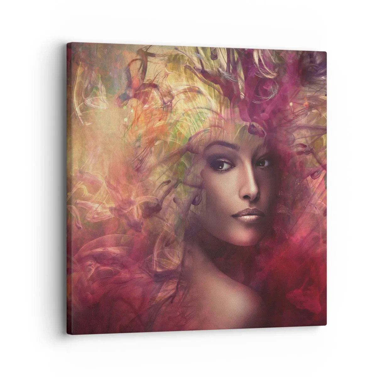 Impression sur toile - Image sur toile - Je suis ici! - 30x30 cm