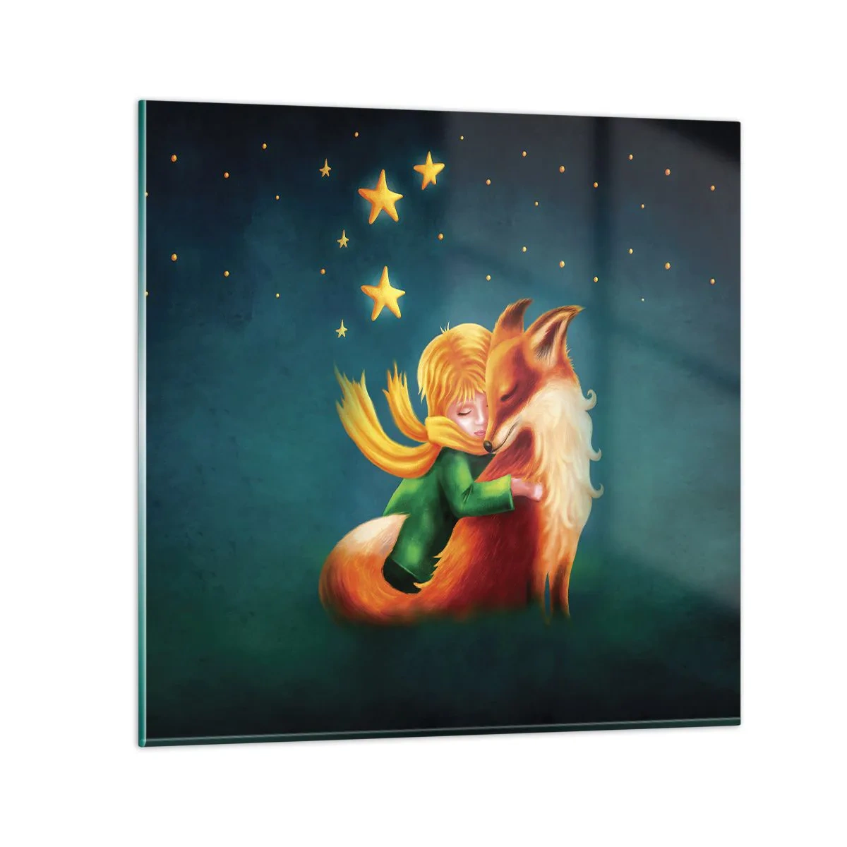 Impression sur verre - Image sur verre - Petit Prince - 40x40 cm