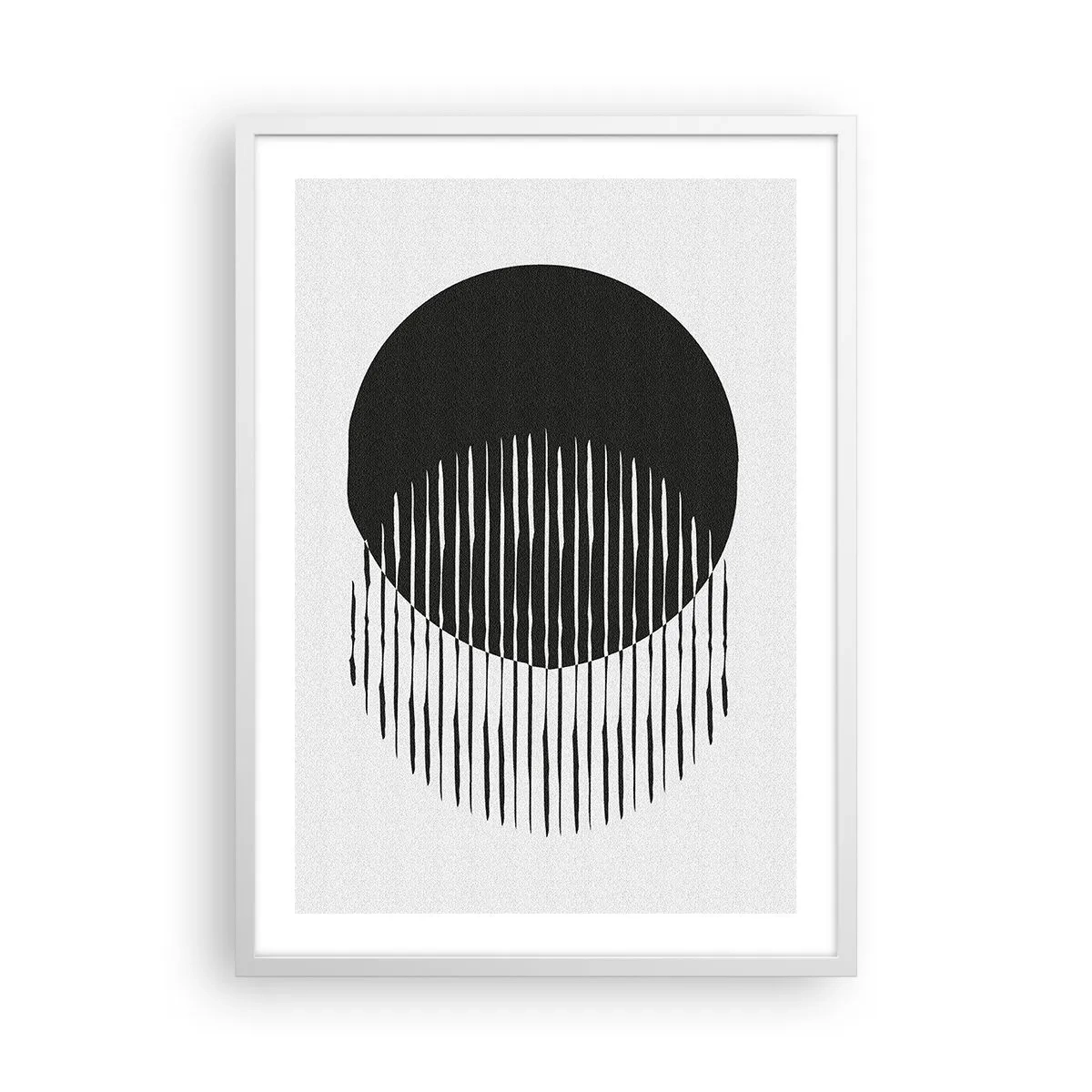 Affiche dans un cadre blanc - Poster - Son alter ego - 50x70 cm