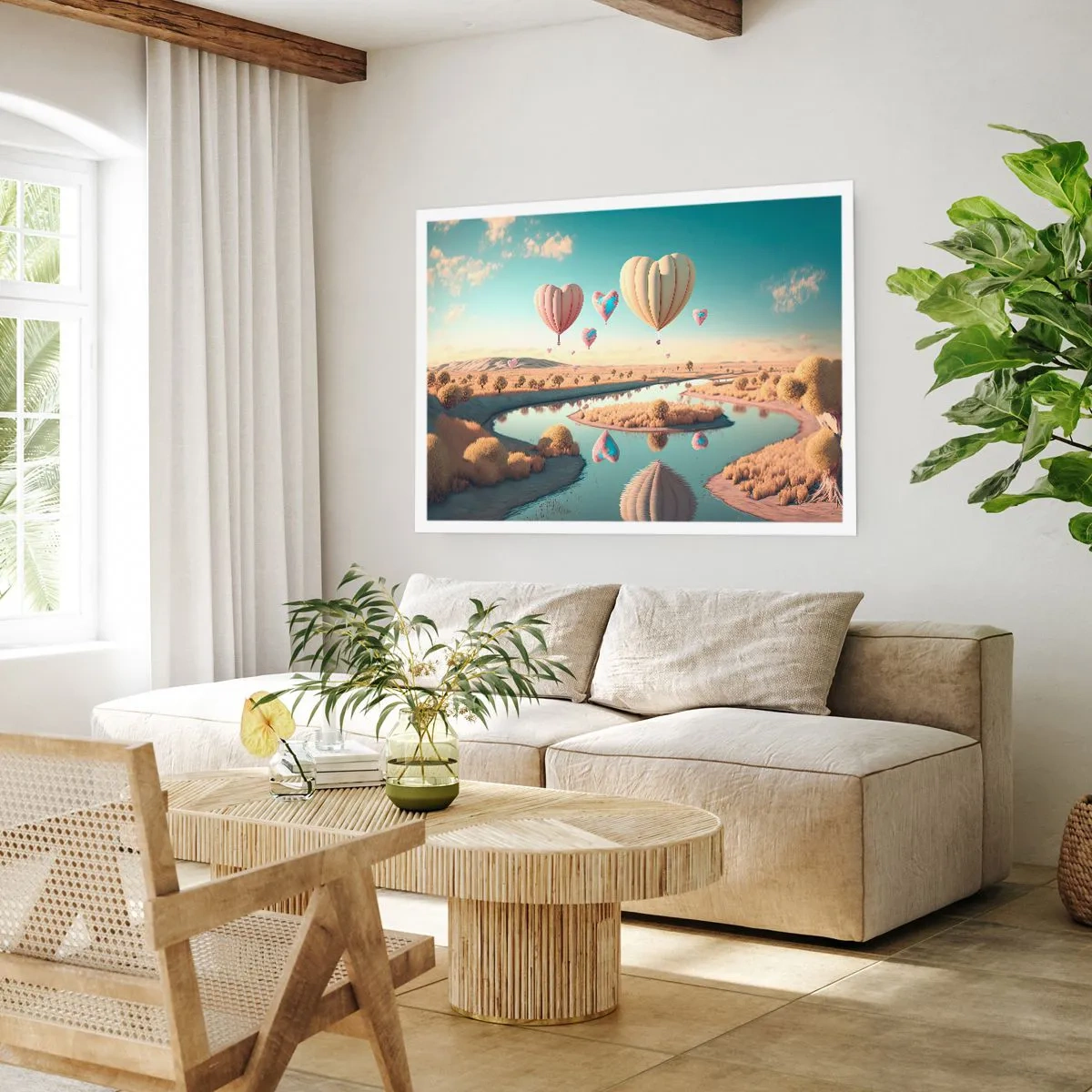 Affiche - Poster - L'amour te permet de t'élever - 91x61 cm